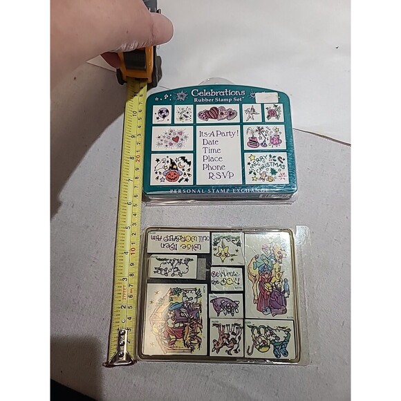 LOT Of 2 Rubber Stamp Sets Christmas Halloween Party Nativity 19 Stamps Total - Picture 8 of 8
